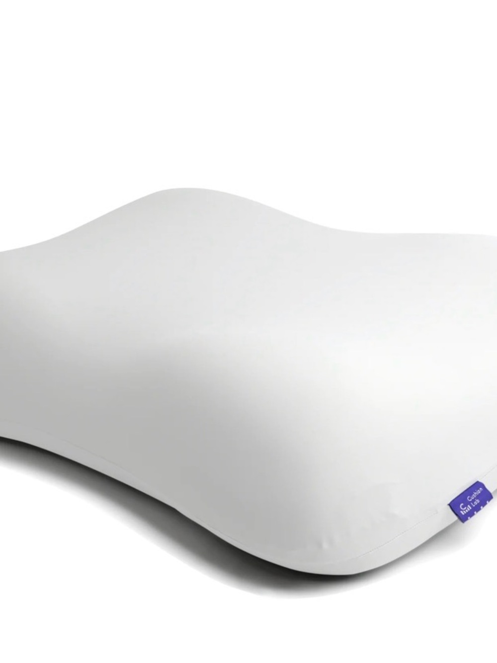Cushion Lab Deep Sleep Pillow - Purple/White